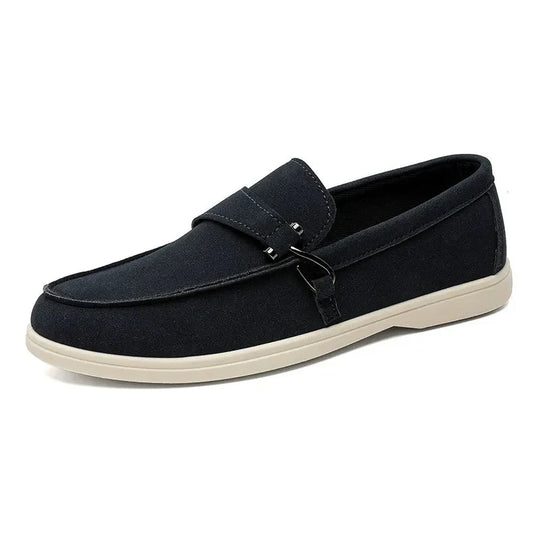 Wildleder Loafer mit Schnalle Herren Slip-On Elegant