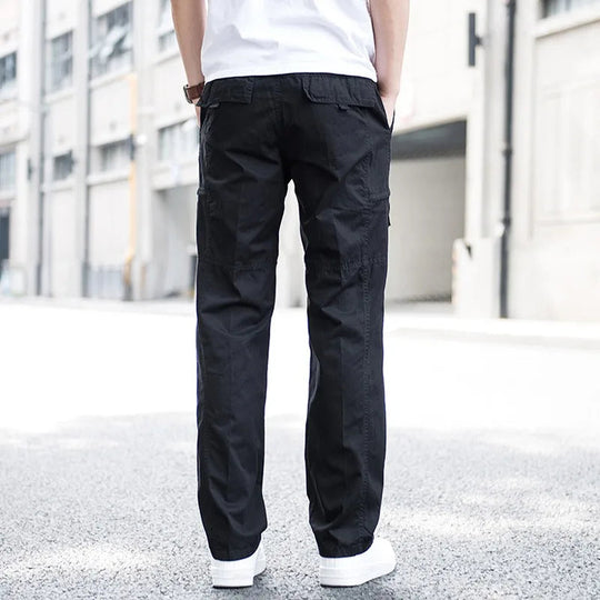 Relaxed Fit Cargohose Herren Outdoor Utility Taschen