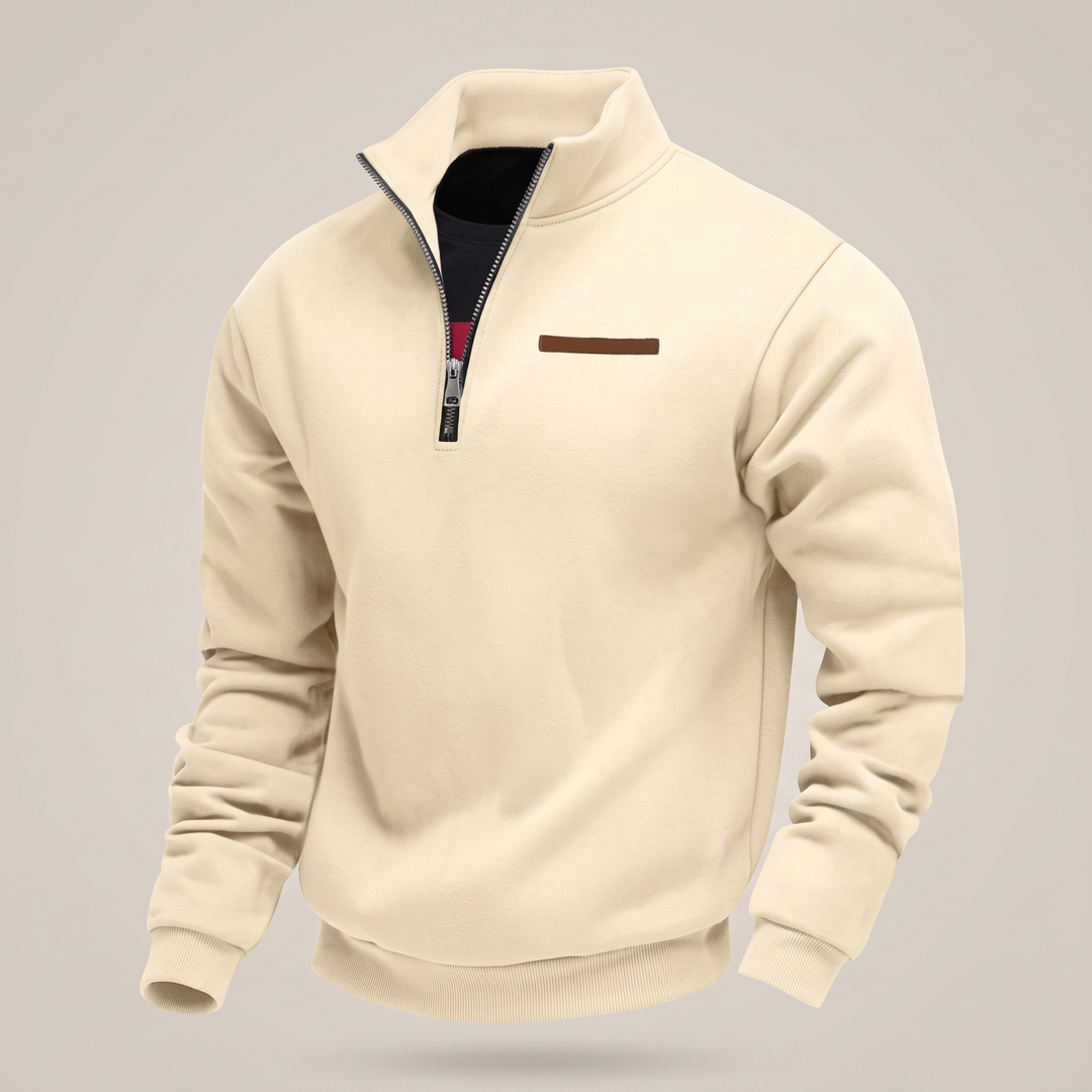 Fleece Sweatshirt Herren Weich Gefüttert Alltagstauglich