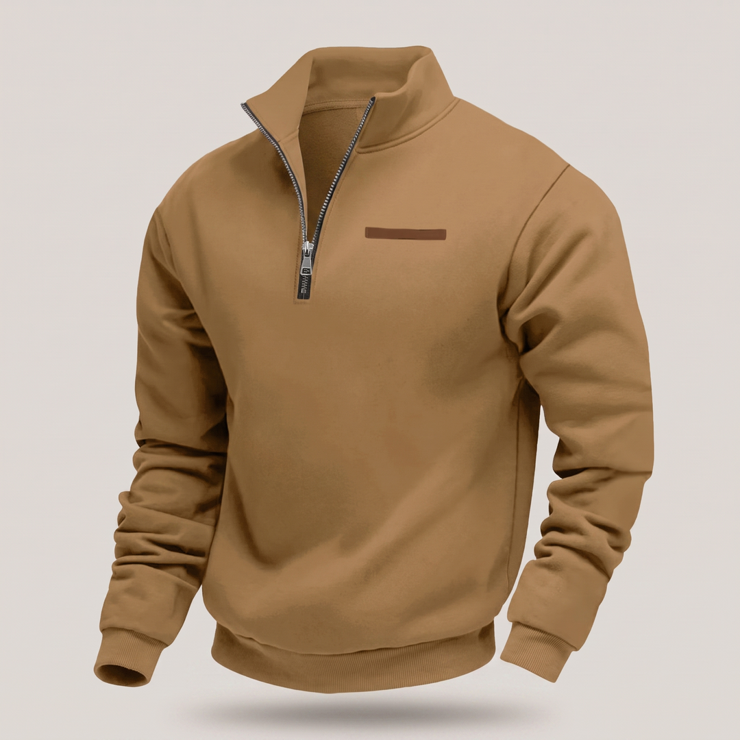 Fleece Sweatshirt Herren Weich Gefüttert Alltagstauglich