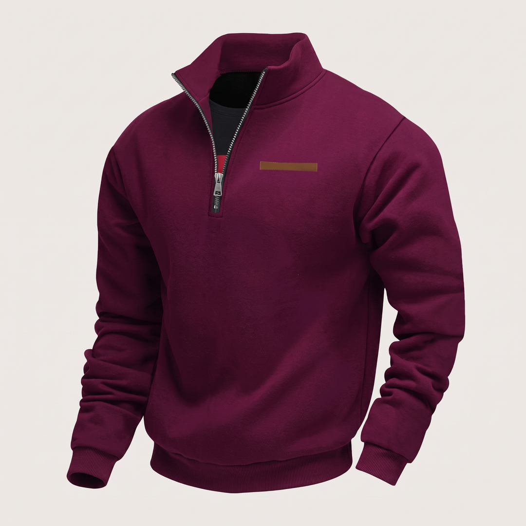 Fleece Sweatshirt Herren Weich Gefüttert Alltagstauglich