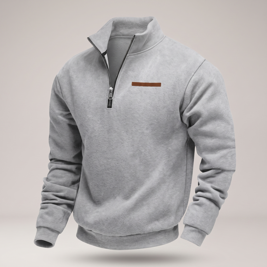 Fleece Sweatshirt Herren Weich Gefüttert Alltagstauglich