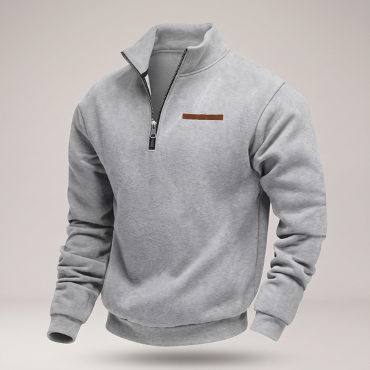 Fleece Sweatshirt Herren Weich Gefüttert Alltagstauglich