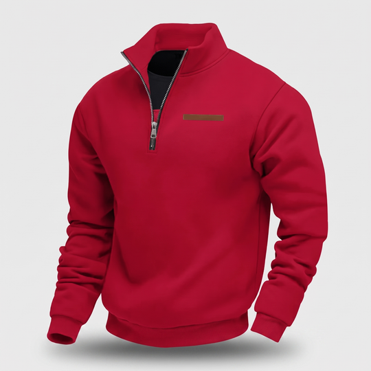 Fleece Sweatshirt Herren Weich Gefüttert Alltagstauglich