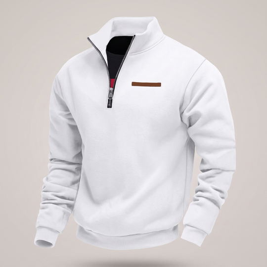 Fleece Sweatshirt Herren Weich Gefüttert Alltagstauglich