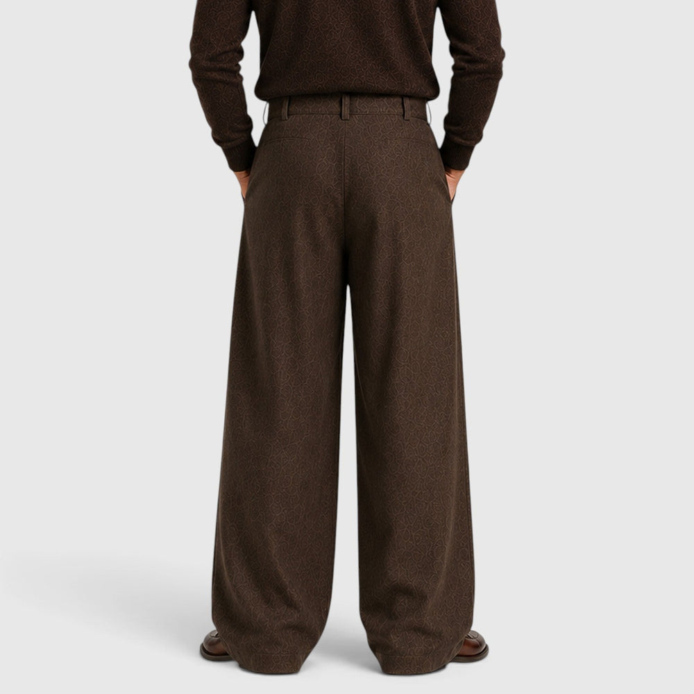 Bundfalten Anzughose Herren Gerade Elegant Business
