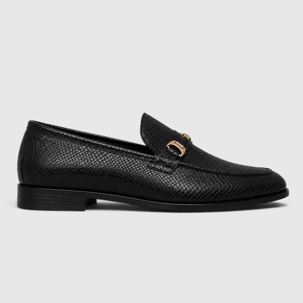 Spitze Leder Loafer Herren Slip-On Elegant Anzugschuhe