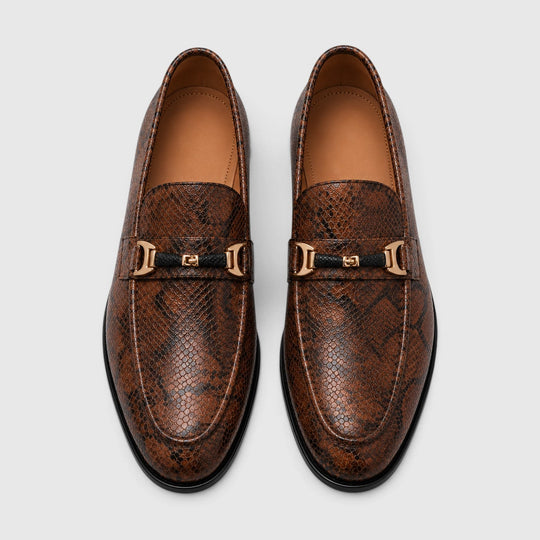 Spitze Leder Loafer Herren Slip-On Elegant Anzugschuhe