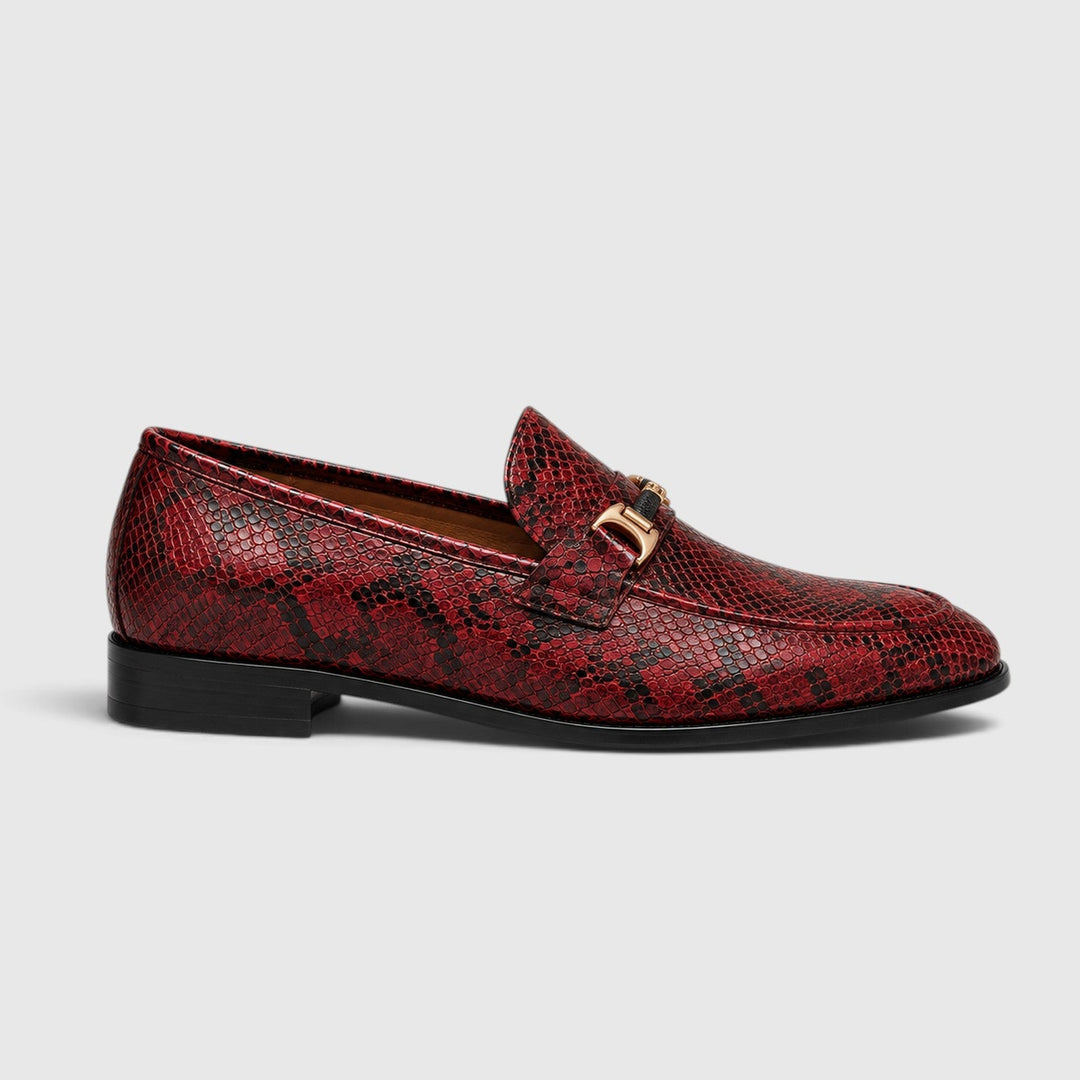 Spitze Leder Loafer Herren Slip-On Elegant Anzugschuhe