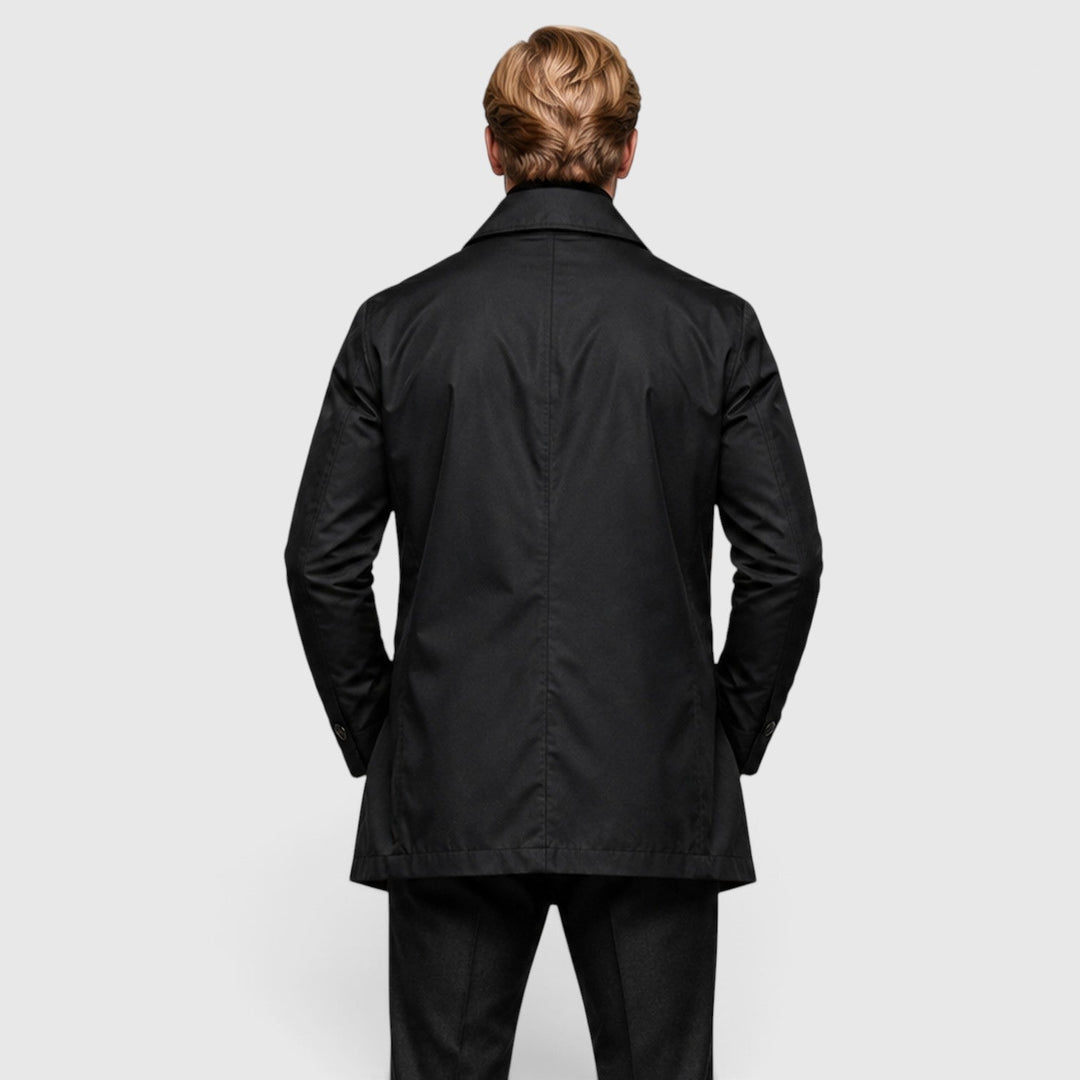 Klassischer Trenchcoat Herren Premium Mantel Elegant
