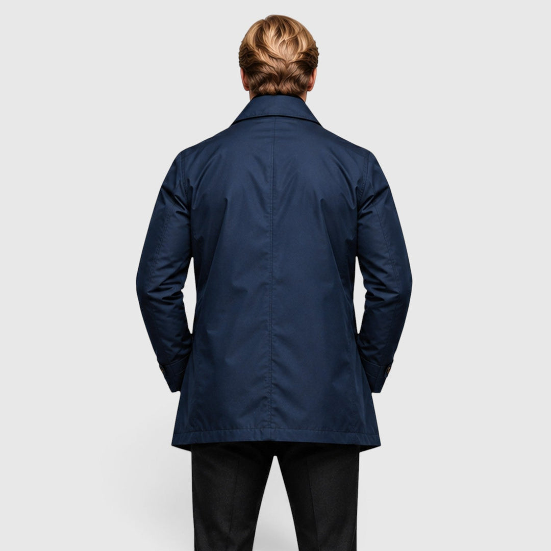 Klassischer Trenchcoat Herren Premium Mantel Elegant
