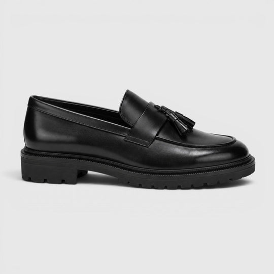 Quasten Leder Loafer Herren Slip-On Smart Casual Schuhe