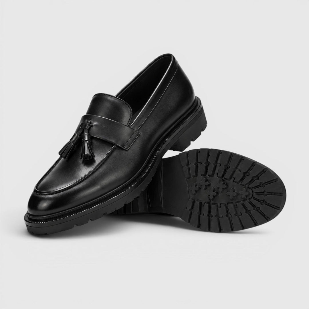 Quasten Leder Loafer Herren Slip-On Smart Casual Schuhe