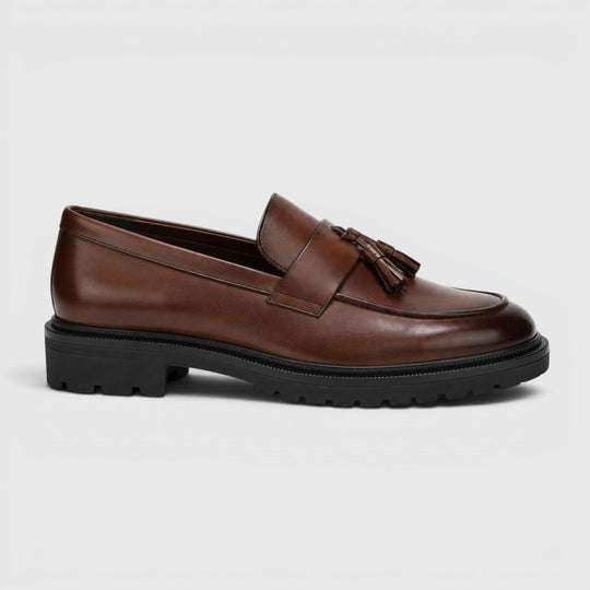 Quasten Leder Loafer Herren Slip-On Smart Casual Schuhe
