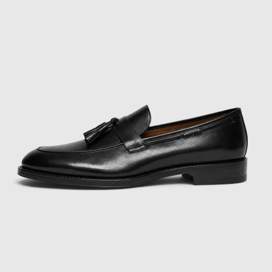 Quasten Leder Loafer Herren Slip-On Elegant Slipper