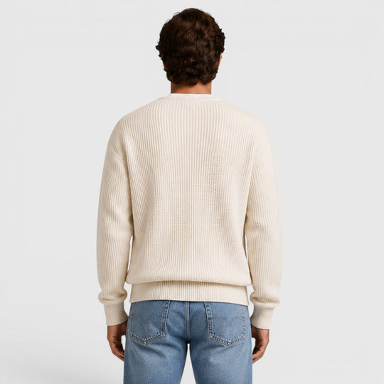 Zip Strick Cardigan Herren Strickjacke Smart Casual
