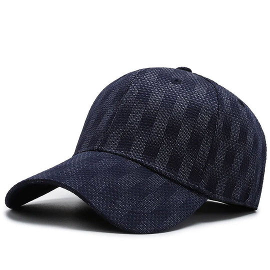 Karierte Signature Cap Herren Baseball Kappe Streetwear