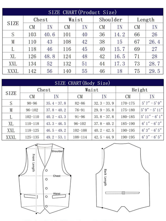 Slim-Fit Tweed Anzugweste Herren Fischgrat Business