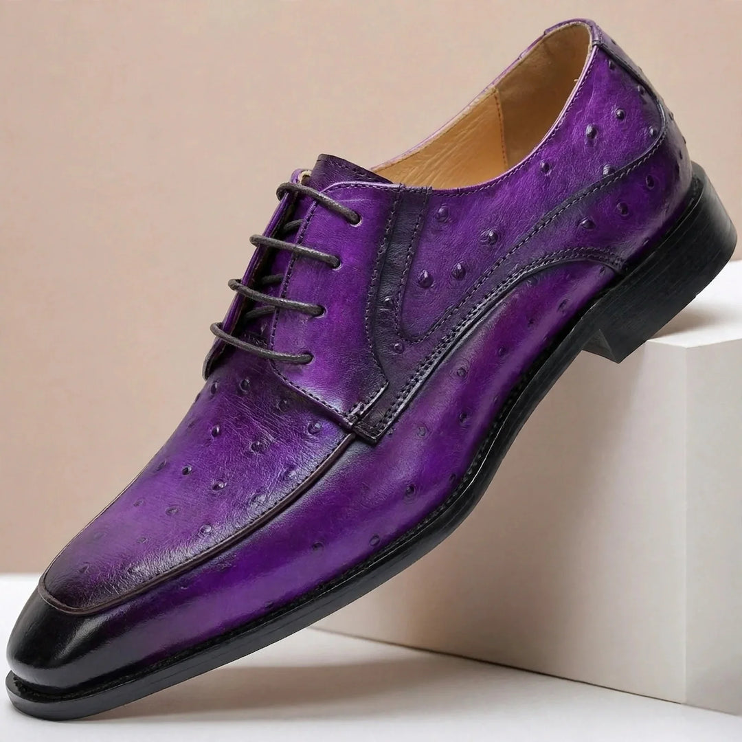 Rindsleder Schuhe Herren Elegant Business Leder Derby