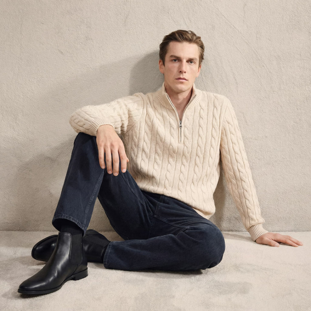Leder Chelsea Boots Herren Stiefeletten Elegant