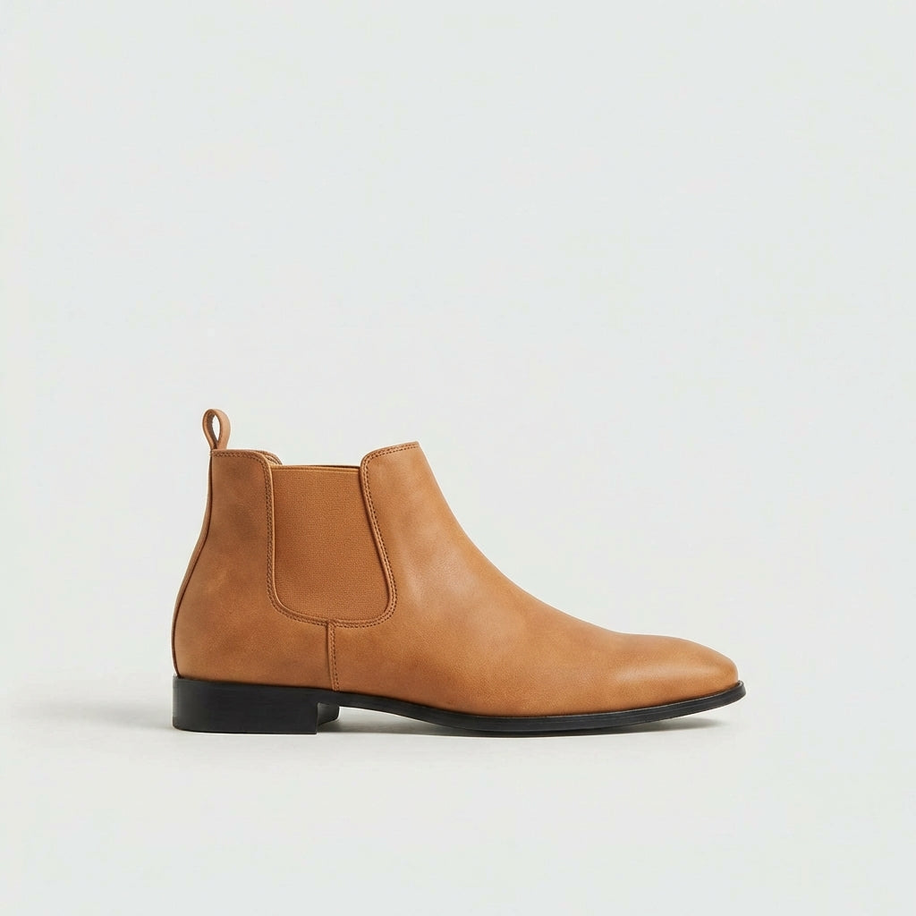 Leder Chelsea Boots Herren Stiefeletten Elegant