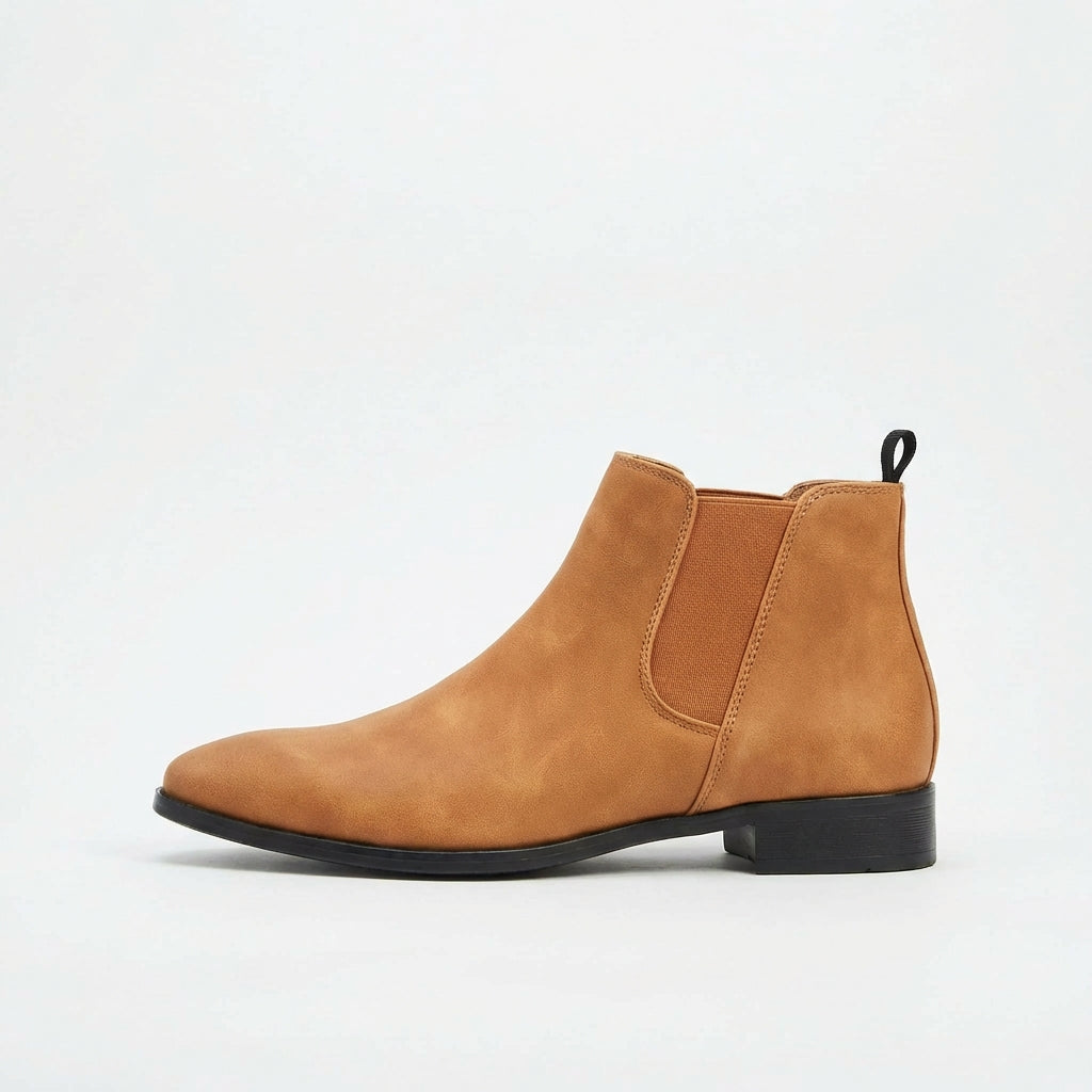 Leder Chelsea Boots Herren Stiefeletten Elegant