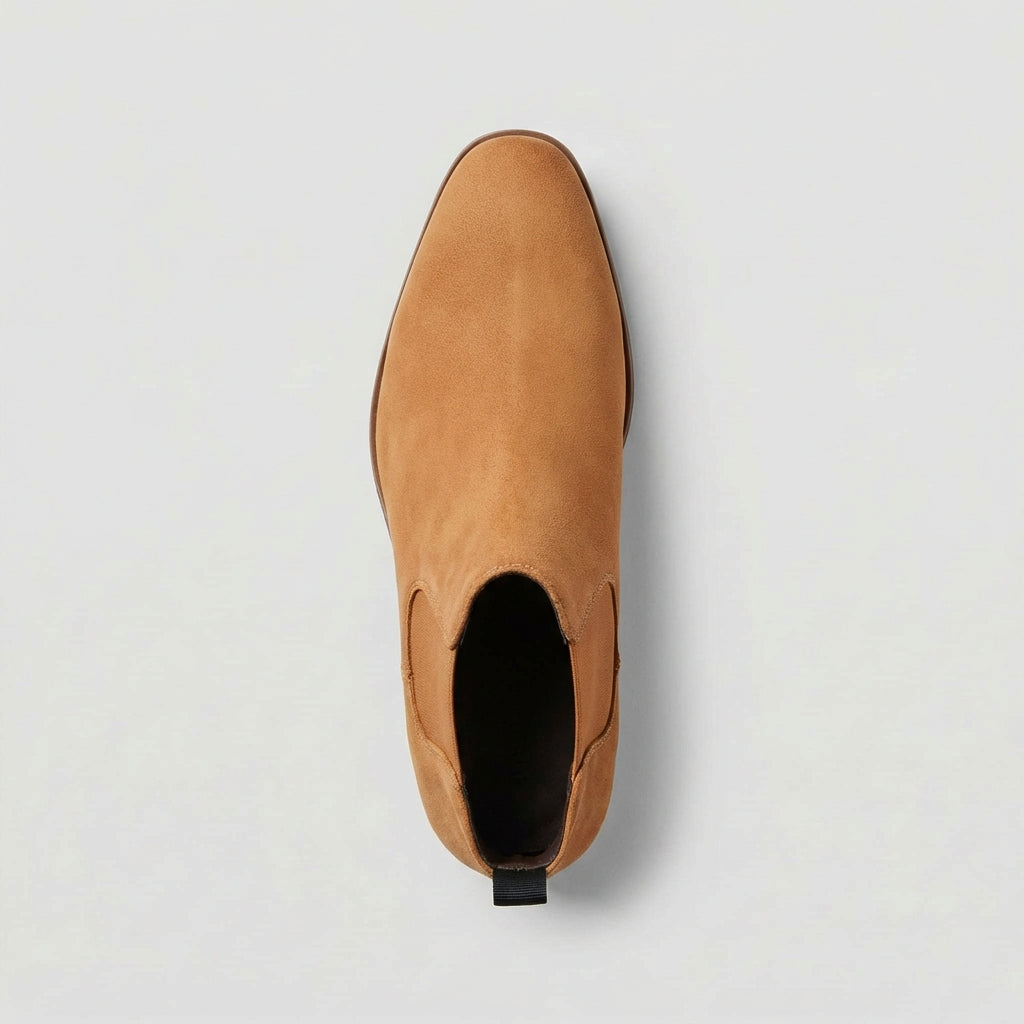 Leder Chelsea Boots Herren Stiefeletten Elegant