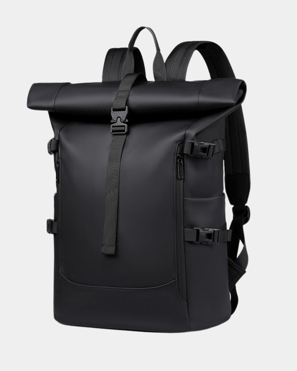 Wasserabweisender Rolltop Rucksack Herren Laptopfach
