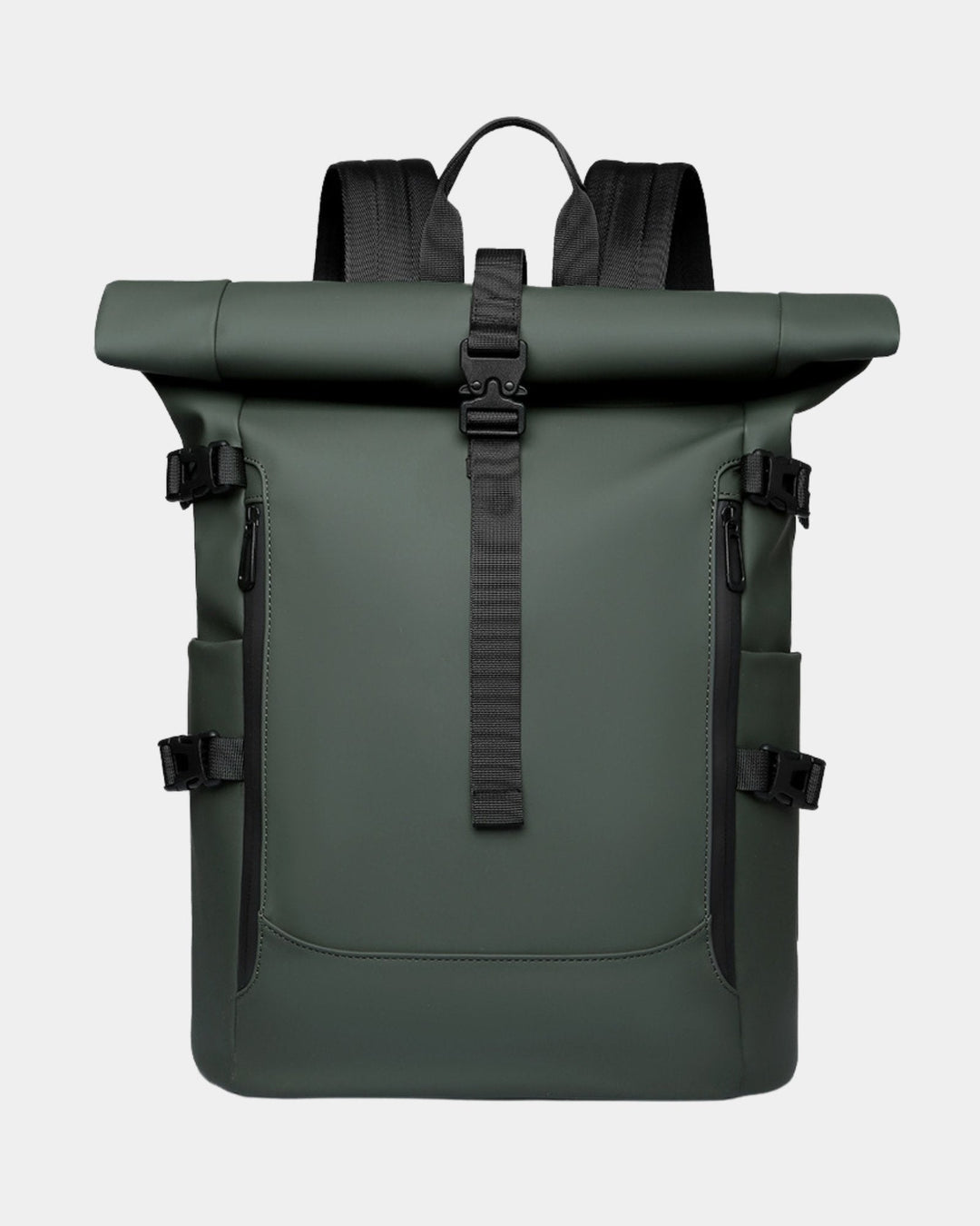 Wasserabweisender Rolltop Rucksack Herren Laptopfach