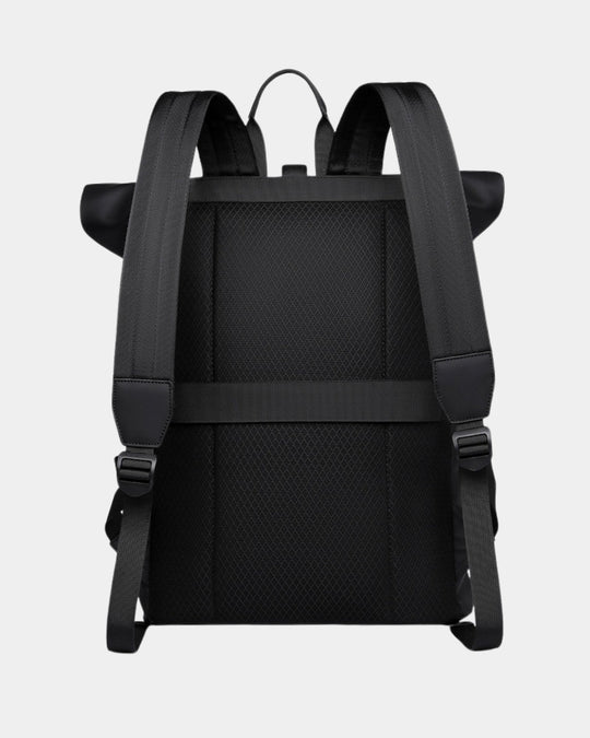 Wasserabweisender Rolltop Rucksack Herren Laptopfach