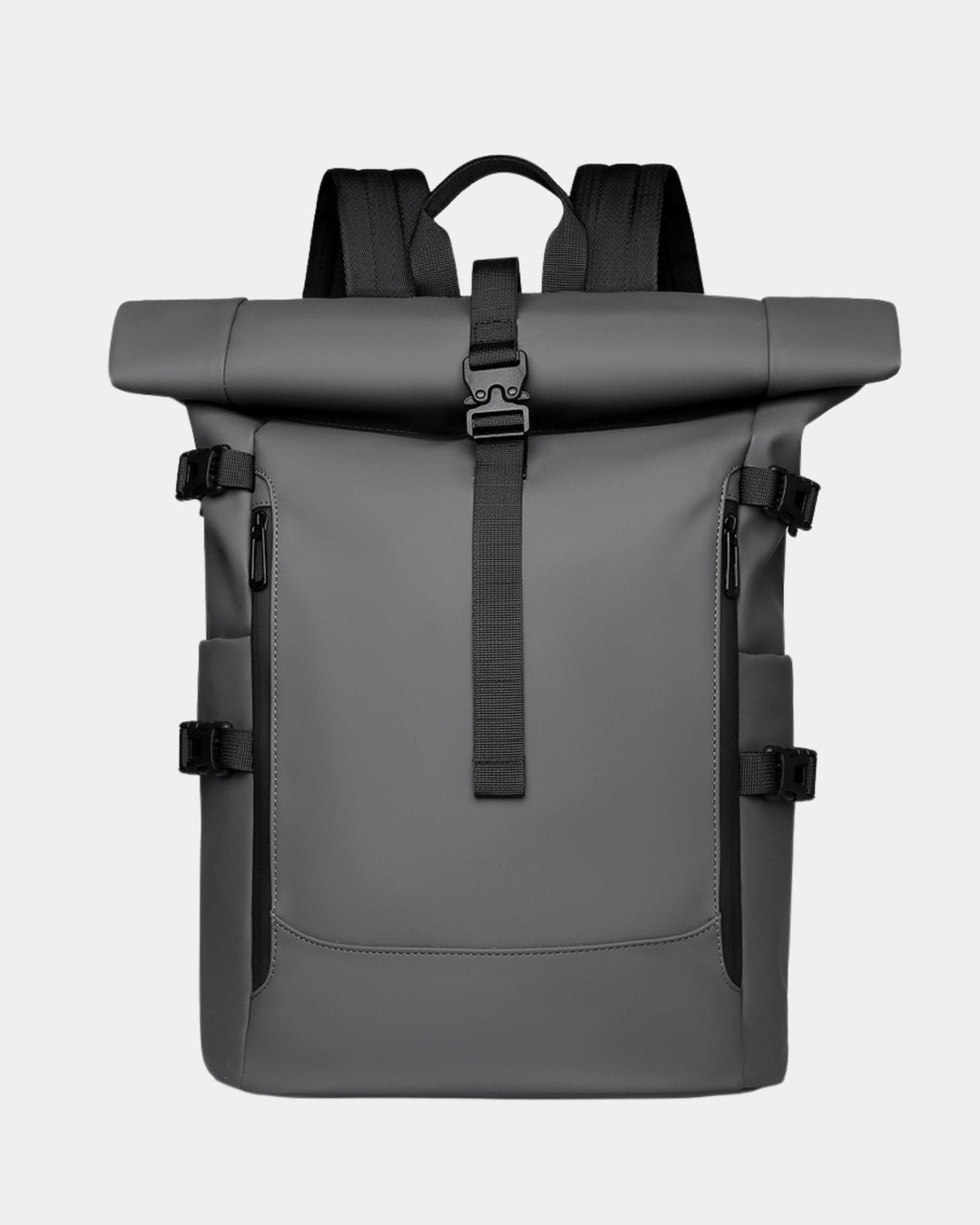 Wasserabweisender Rolltop Rucksack Herren Laptopfach