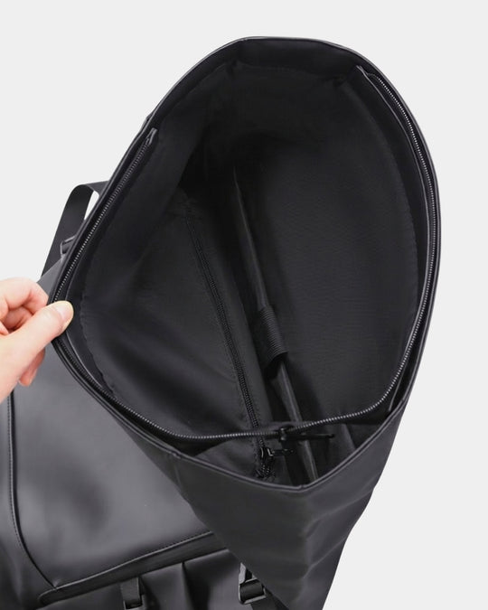 Wasserabweisender Rolltop Rucksack Herren Laptopfach