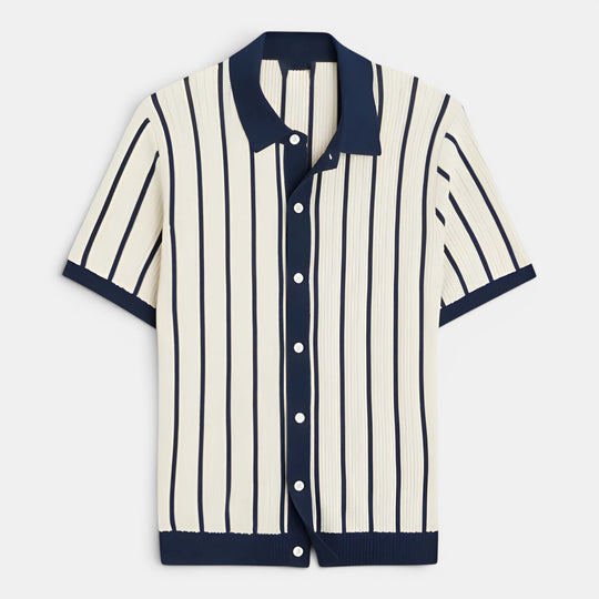 Herren Gestreiftes Strickhemd – Jennoir