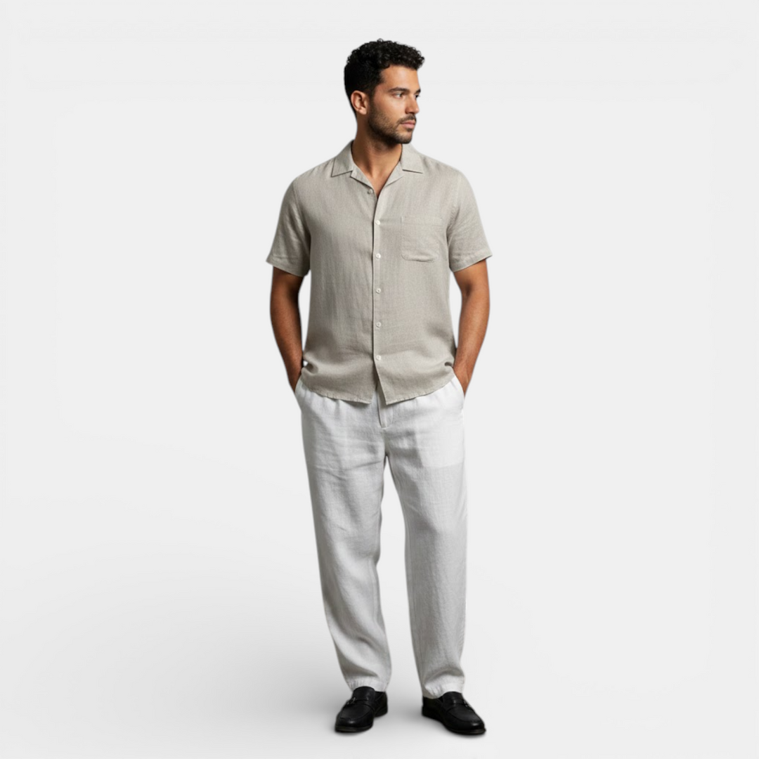 Herren Kurzarm-Sommerhemd – Jennoir