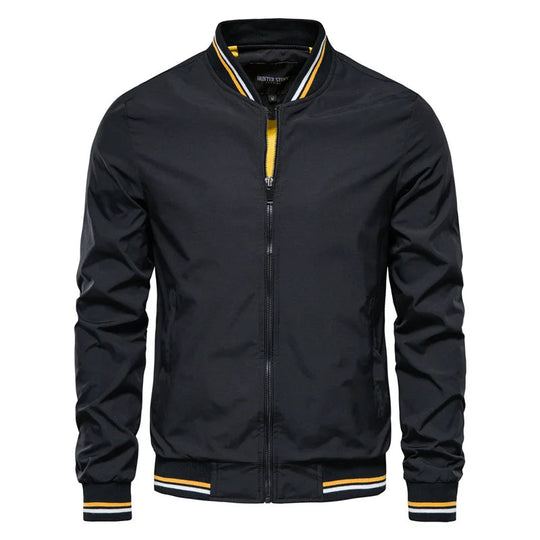 Klassische Bomberjacke Herren College Baseball Jacke