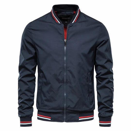 Klassische Bomberjacke Herren College Baseball Jacke