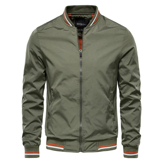 Klassische Bomberjacke Herren College Baseball Jacke