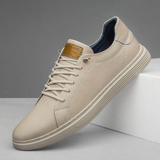 Italienische Leder Sneaker Herren Handgefertigt Casual